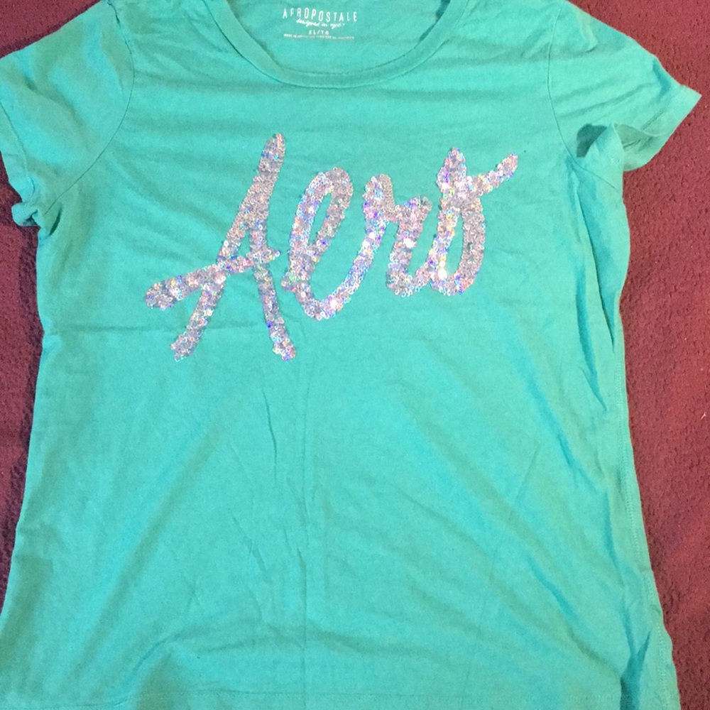 Aeropostal green shirt